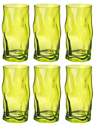 Bormioli Rocco 340360-591 Long Drink Sorgente Vert, 46 cl