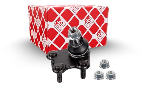 febi bilstein 36051 Traggelenk mit Befestigungsmuttern und -schrauben, 1 Stück | Kompatibel mit: AUDI A1, A1 Sportback, SEAT CORDOBA, IBIZA III, IBIZA IV, IBIZA IV Kasten/Schrägheck, IBIZA IV SC