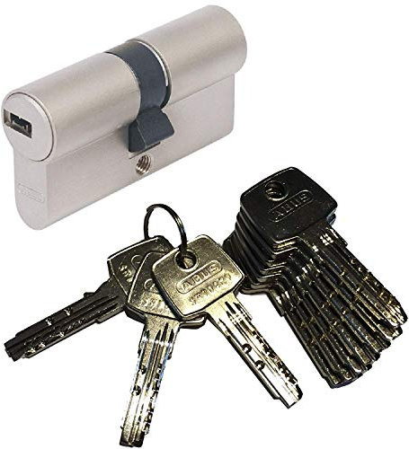 ABUS EC550 Profil-Doppelzylinder Länge 45/55mm mit 10 Schlüssel