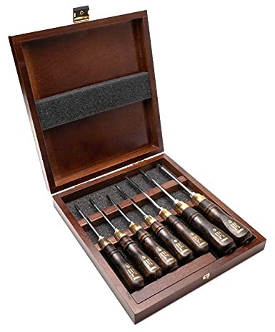 Narex Schraubendreher Set in Holzkassette 7-TLG (Schlitz/Phillips/Pozidriv)