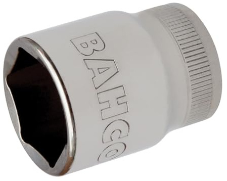 Bahco SB7800SM-17 Hex Socket 17mm 1/2in Drive Polished Alloy Steel Tool | 17mm 1/2in drive hex socket with dynamic drive profile, high-performance alloy steel construction and polished finish.