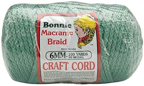 Pepperell Bonnie Makramee-Bastelschnur, 6 mm x 91 m, Salbei