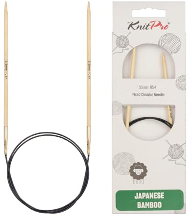 KnitPro Bamboo Fixed Circular Needles 24 (60cm) | 3.50mm