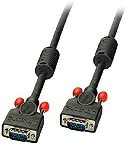 LINDY 36379 - VGA Monitorkabel DDC 15 polig HD Stecker/Stecker schwarz - 20m