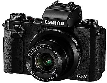 Canon PowerShot G5 X Digitalkamera (20,2 MP, 7,5cm (3 Zoll) WLAN, NFC, Image Sync, 1080p, Full HD) schwarz