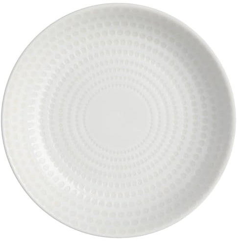 Secret de Gourmet - Lot de 6 Assiettes Creuses Galaxie 20cm Blanc
