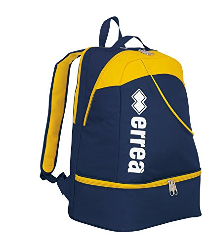 Lynos – Zaino sportivo universale per ragazzi, con scomparto per le scarpe, Giallo (marineblau - gelb), taglia unica
