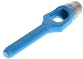 GEDORE Sacabocados tipo puente para materiales blandos, 22 mm de diámetro, Goma, Cuero, Juntas, Tela, Circular, Longitud 160 mm, Troquelador, 570022