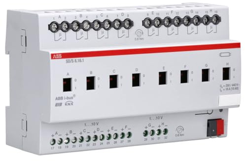 ABB SD/S 8.16.1 Schalt-/Dimmaktor, 8fach, 16 A, REG 16 A, REG 2CDG110081R0011