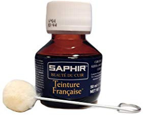 Saphir Lederfarbe Glatt & Velour, braun