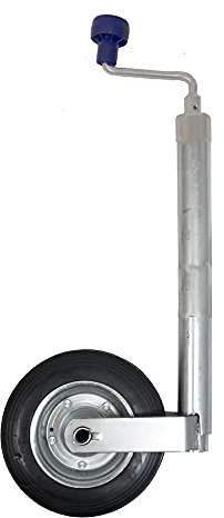 Maypole MP227 Stützrad mit Klemme, 42 mm, Silber/schwarz