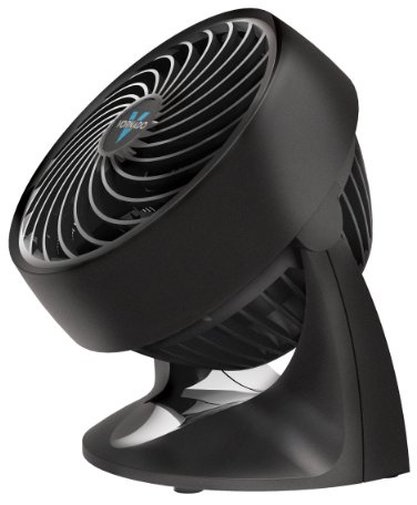 Vornado 133 Small Room Air Circulator Fan, 2 Speeds, Adjustable Head, Table Fan for Desk, Nightstand, Black