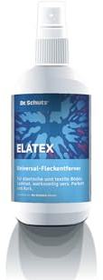 Dr. Schutz Elatex 200 ml | Universal Fleckenentferner für hartnäckige Flecken | Fleckenentferner für Kleidung, Möbel und Böden