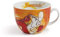 Egan Tazza Colazione Collezione Disney 7 Nani. Oggetto Realizzato in Porcellana di Colore Arancione. Dimensione: 9X12X14,5 cm. La referenza è PWS03/1BR