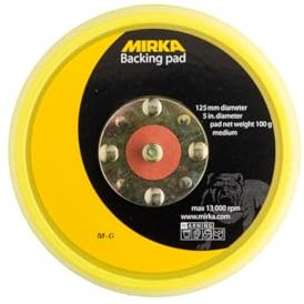 Mirka 8295191511 – Plato de Lija (5/16 Pulgadas Grip Medium, 125 mm