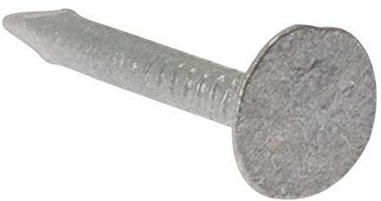 ForgeFix Clout Nails – Extra großer Kopf | 3,00 x 25 mm | verzinkt | Beutel 500 g