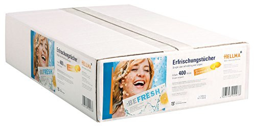 be fresh! Erfrischungstücher mit Zitronenduft, einzeln verpackt - 400St.
