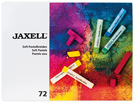 Unbekannt Jaxell 47648 - Gessetti Colorati Soft Pastels, forma triangolare, 72 pezzi