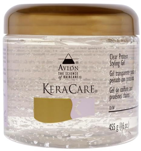 Avlon KeraCare Clear Protein Styling Gel - STYLE - 3 - 455g by KeraCare