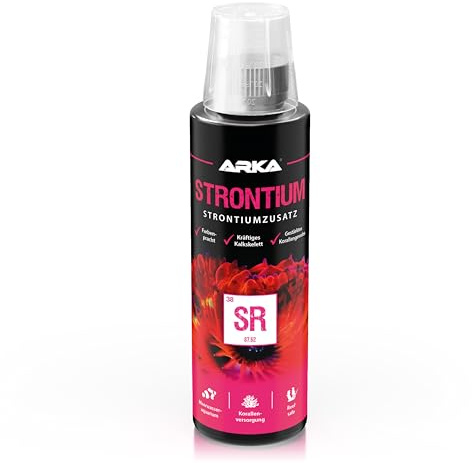 Microbe-Lift Estroncio - 236 ml - Favorece la Salud y el Crecimiento de los corales en el Acuario Marino Mediante la adición dirigida de estroncio.