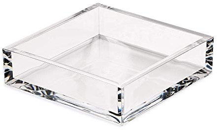 Caspari Acrylic Luncheon Napkin Holder, Clear, 1