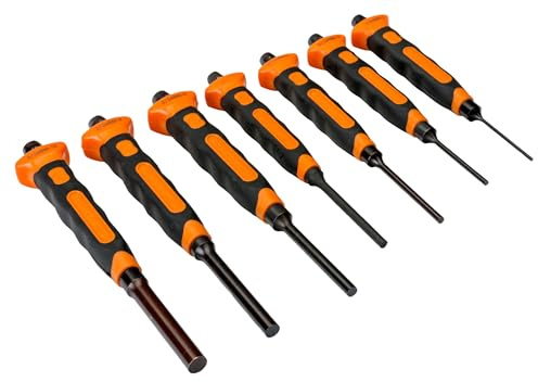 Bahco 3734BMS/7 Comfort Grip 7 Piece Parallel Punch Set 2-10mm