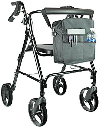 Vive Wheelchair Bag - Universal Travel Tote for Carrying Accessories on Wheelchair, Zimmer Frame, Rollators, Transport Wheel Chairs - Waterproof, Scratch-Resistant, Machine Washable
