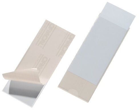 Durable Selbstklebetasche Pocketfix, 150 x 58 mm (Innenmaß), 10 Stück, transparent, 807519