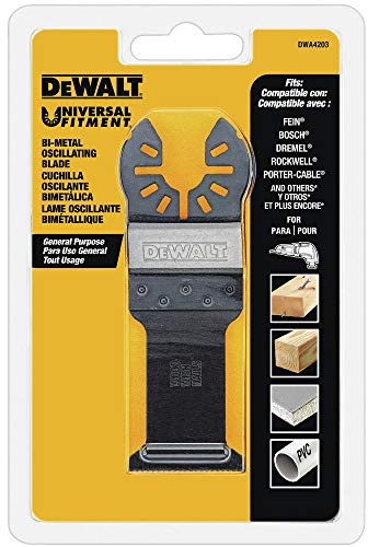 DEWALT Dwa4203 Oscillating Wood with Nails Blade, Black