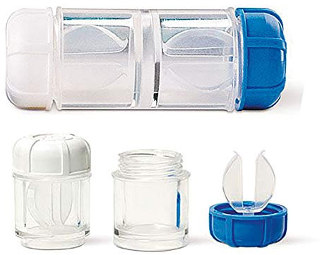 Antimikrobieller Kontaktlinsenbehälter (SynergiGP) für formstabile (harte) Kontaktlinsen