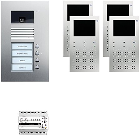 TCS prepack Video Freisprechen 4 Tasten UP, PVU1740-0010