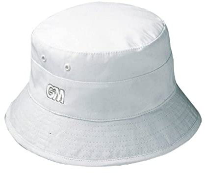 GM | Cricket Floppy White Hat | Fully Lined | 100% White Cotton | Sizes Small, Medium, Large, XL | Gunn & Moore