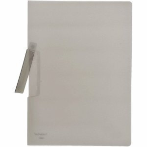FolderSys 10 x Cliphefter A4 PP bis 50 Blatt transluzent rauchtopas