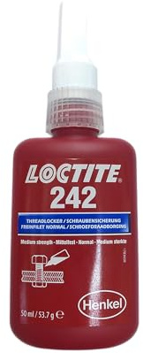 Colle pour boulons Loctite 242, flacon de 50 ml.
