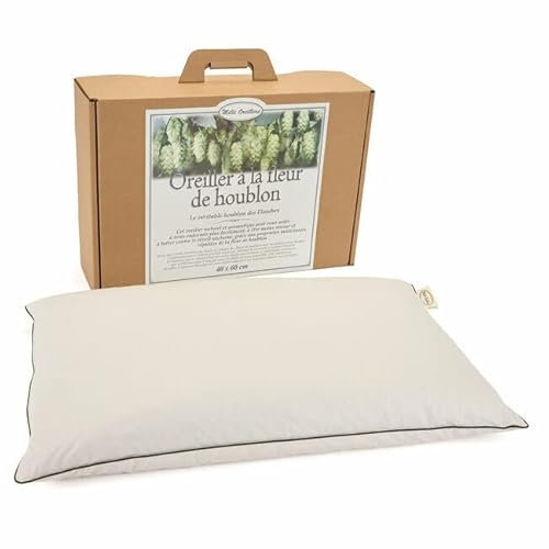 Mille Oreillers Almohada de lúpulo de Flandes, 40 x 60 cm