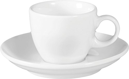 Seltmann Weiden Vip Weiss Uni Espressotasse mit Untertasse 1132