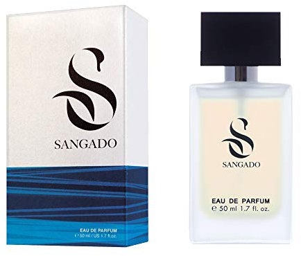 SANGADO Unwiderstehlich Parfüm für Herren, 8-10 Stunden Langanhaltend, Luxuriös duftend, Orientalisches Fougere, Zarte französische Essenszen, Extra-konzentriert Eau de Parfum, 50 ml