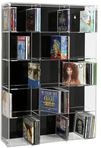 Sora.de CD-Modulregal mit schwarzer Rückwand
