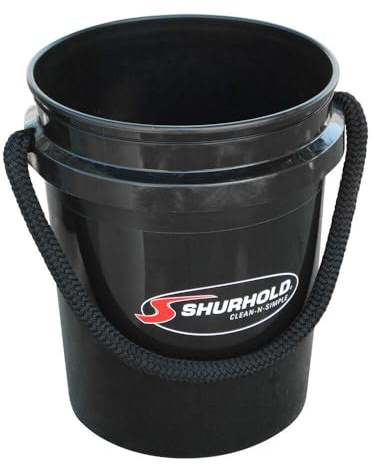 Shurhold World's Best Rope Handle Bucket - 5 Gallon - Black
