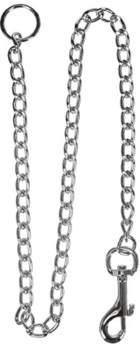 TRIXIE TX-21962 Correa para perro con cadena cromada, 80 cm/3 mm, multicolor, mediana/grande