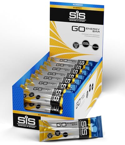 Science in Sport GO Barra Energética Mini 40g 30 Pack Arándano - Vegano, Deliciosas Barras de Carbohidratos con 26g, Proveedores Ideales de Energía para el Entrenamiento Intensivo