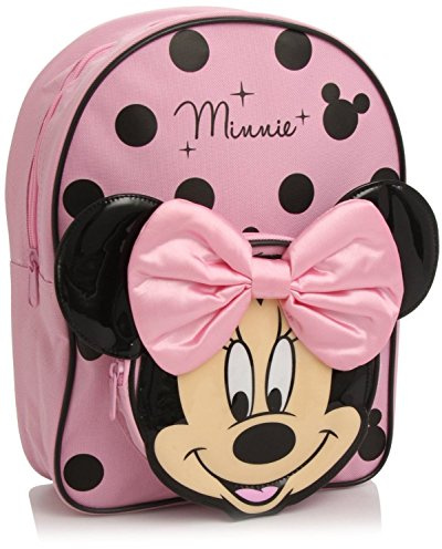 Disney Mädchen Offizieller Minnie Mouse Bow Rucksack Back To School