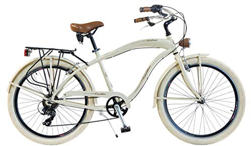 Via Veneto by Canellini Bicycle Bike Citybike CTB Man Vintage American Cruiser Retro Via Veneto Aluminium Beige