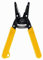 Ideal Electrical 45-120 T-5 T-Stripper - 10-20 AWG, Yellow Wire Stripper with Looping Holes, Plier Nose, Spring Loaded Automatic Opening