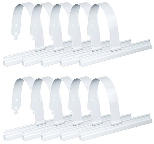 NOBILY Mini/Rolladenfedern, Aufhängefedern, 10er Set, Rolladenfeder, Stahlfeder, Befestigungsfeder für Rolladenmotoren, Rohrmotor und Rolladenantrieb, Kunststoffbeschichtet