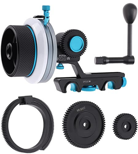 Fotga Aggiornato DP500 Mark III DP500III Rilascio Rapido Inumidire Segue il Fuoco A/B Duro Stop per 15mm Rods Rig Adatta per Tutti DSLR video come Blackmagic BMCC BMPCC Canon 5D MarkII Mark III 5DIV Sony A7R A7RII A7 A7II A7S A7SII Panasonic GH3 GH4 Nikon D500 BMPC URSA URSA mini