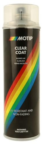Motip M04009 Aerosol Spray Paint, Clear Varnish, 500 ml