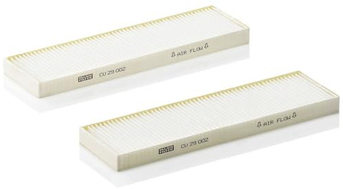 MANN-FILTER CU 29 002-2 Innenraumfilter/Kabinenluftfilter (2er Set) - für Pkw + Transporter