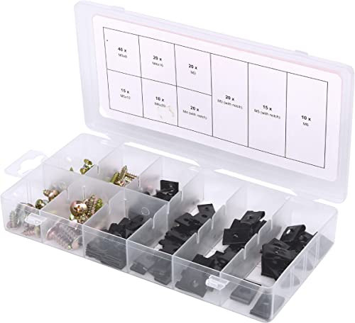 KS TOOLS 970.0530 Assortiment de vis et d'écrous cage Acier, 170 pcs