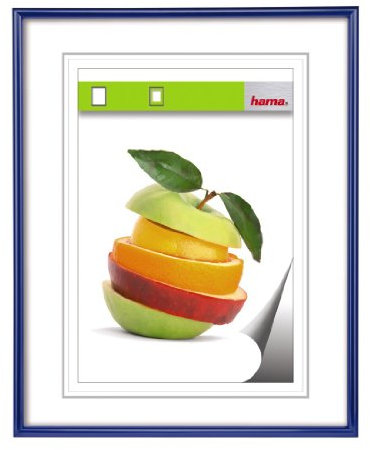 Hama, Cornice per foto in plastica, Blu (blau), 29,7 x 42 cm